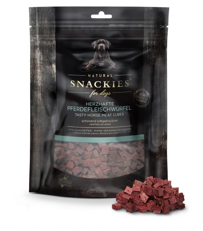 Snackies 低脂馬肉粒狗小食 (170g)