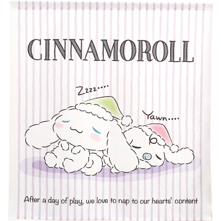Sanrio 玉桂狗 短門簾 85×90cm 昏昏欲睡 #CM22SD-97533