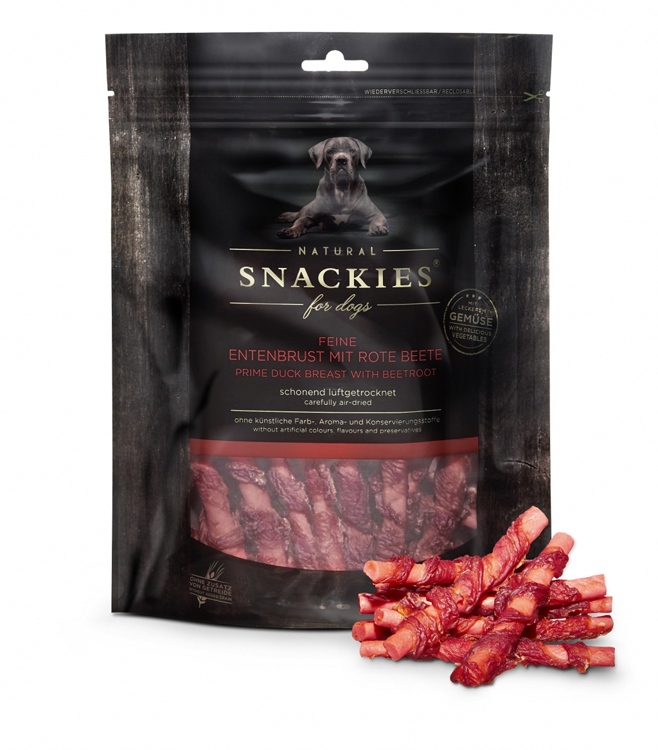 Snackies 鴨胸肉配甜菜頭狗小食 (180g)
