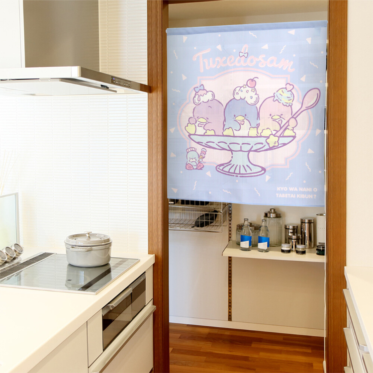 Sanrio 企鵝 短門簾 85×90cm 冰淇淋 #CM22SD-97536