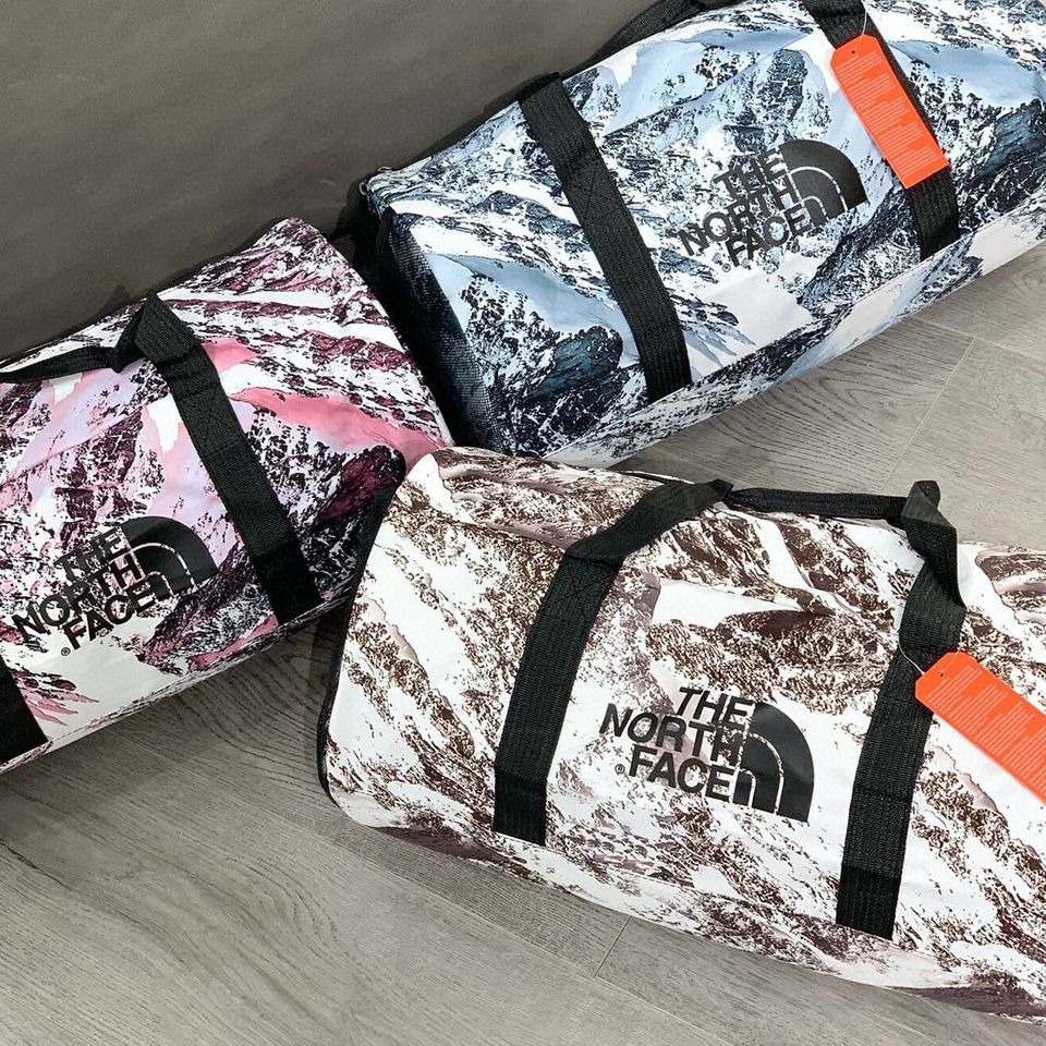 TNF健身包三色雪山款