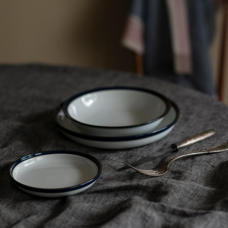 白山陶器 MULTI BLUE 圓盤