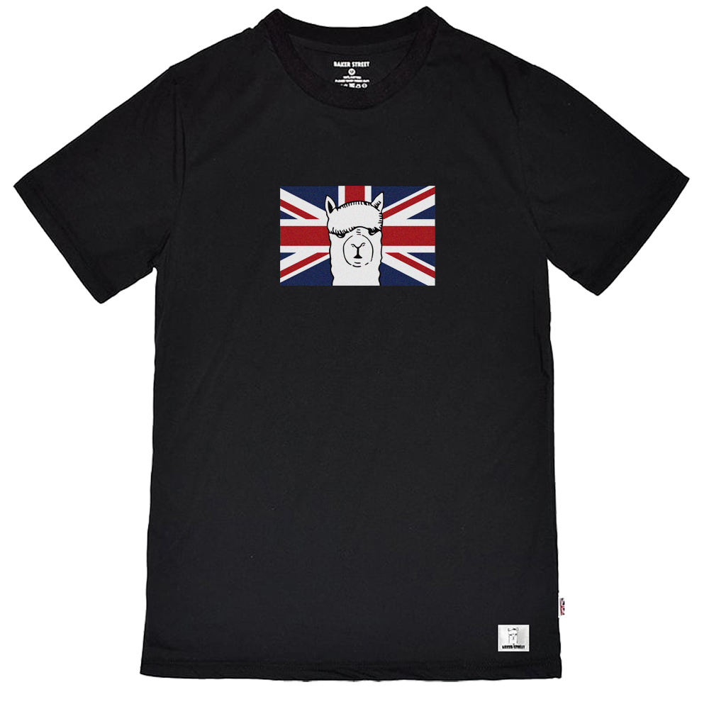 Alpaca-The-Union-Jack 英國羊駝 短T