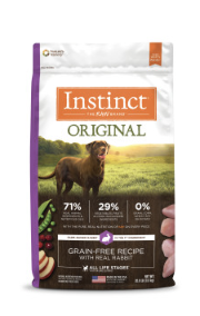 INSTINCT® 經典無穀物兔子全犬糧 20LB