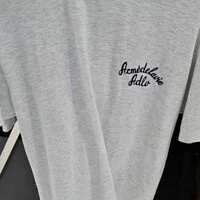 [S] ADLV SCRIPT LOGO T-SHIRT, MELANGE, ADLV22SS-SSLSCE-MEL1 (SAV21)