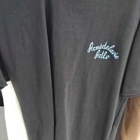 [S] ADLV SCRIPT LOGO T-SHIRT, BLACK, ADLV22SS-SSLSCE-BLK1 (SAV22)
