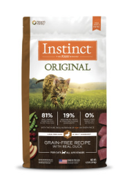 INSTINCT® 經典無穀物鴨肉全貓糧 10LB