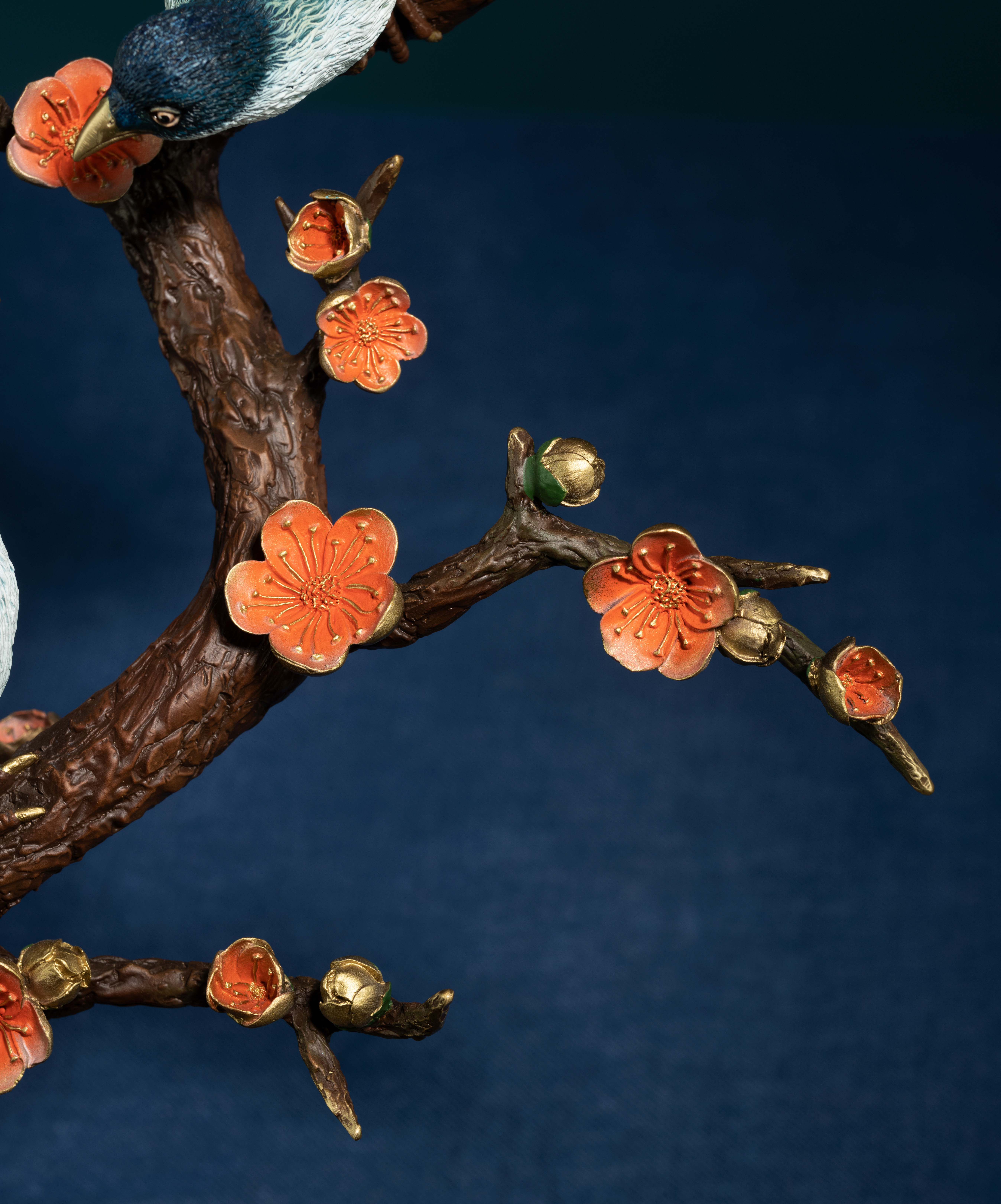 銅器 鵲登梅置件 喜臨門 工芸品 置物 装飾品 工芸品 美術品 銅器 鵲登梅置件 喜臨門 工芸品 置物 装飾品 工芸品 美術品