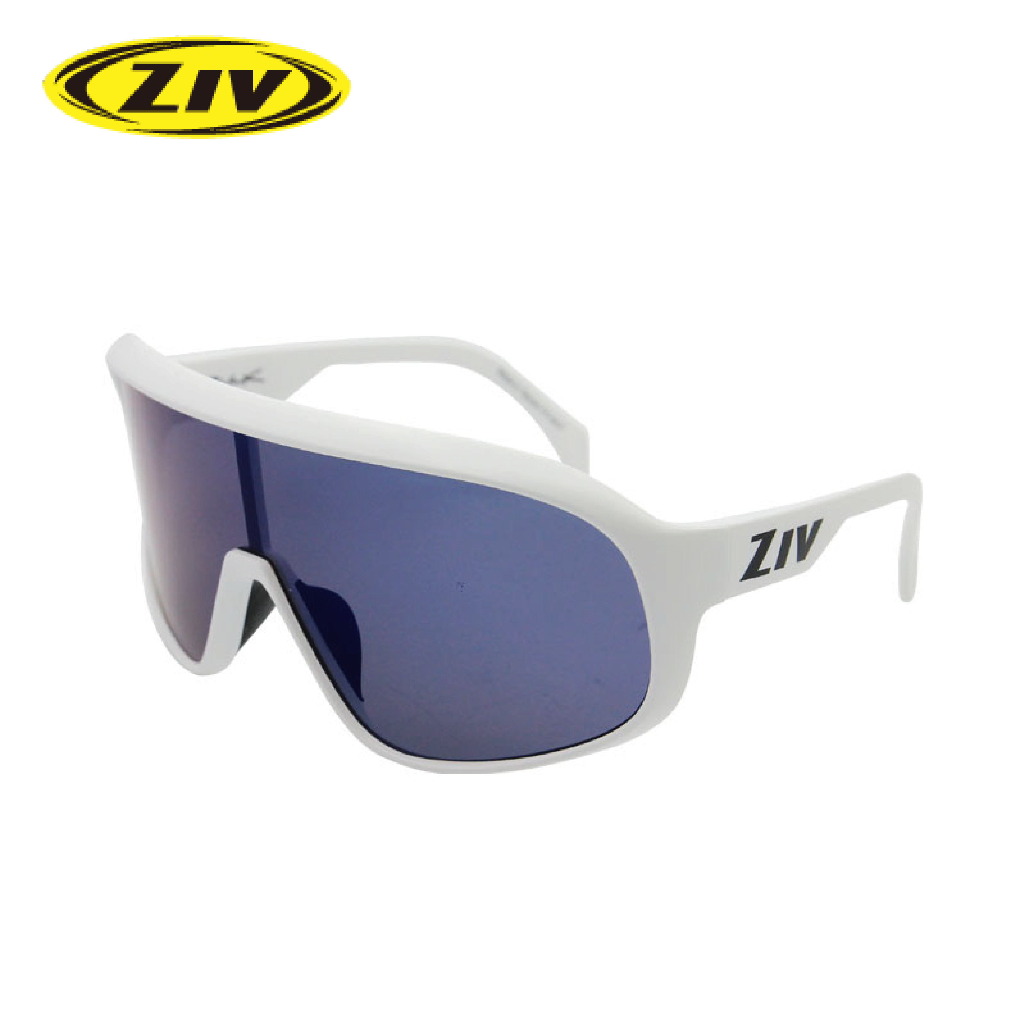 ZIV BULK太陽眼鏡消光白框 單片大型偏光片 42ZB111042