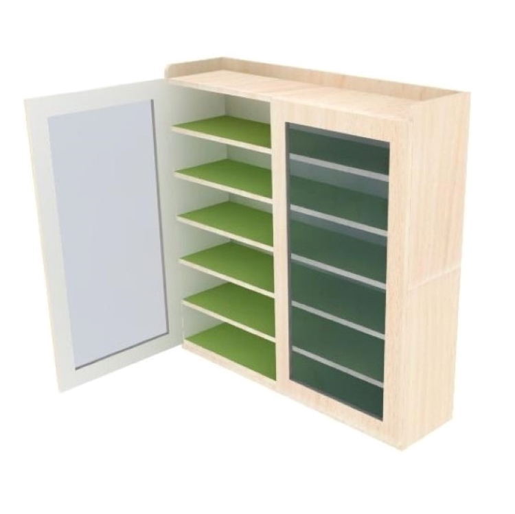 Shoe Cabinet (Acrylic), Deluxe