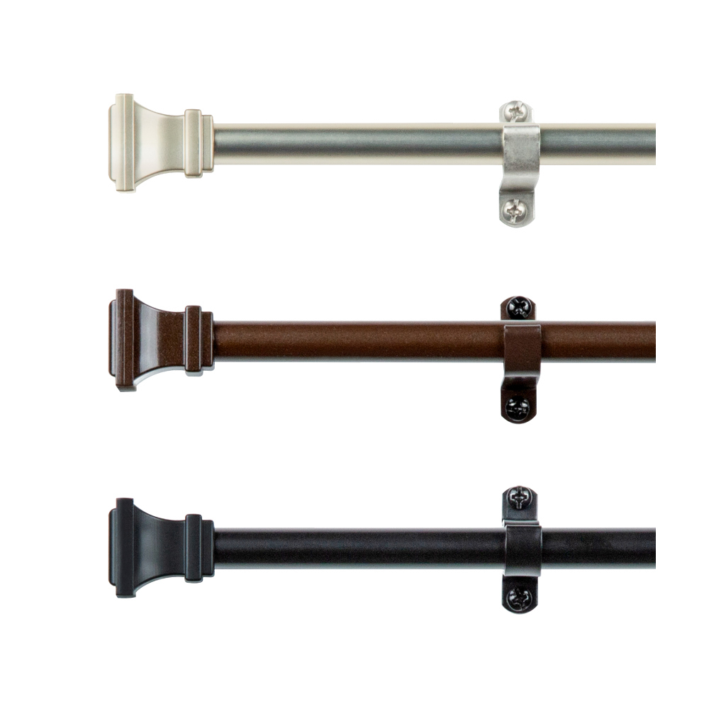 11mm│Café Rod│經典元素│伸縮窗簾桿│3色│2尺寸