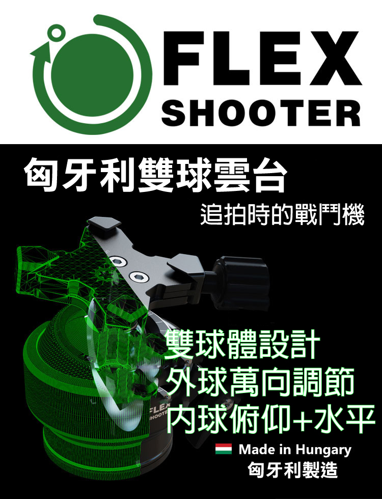 FlexShooter Pro 雙球體雲台