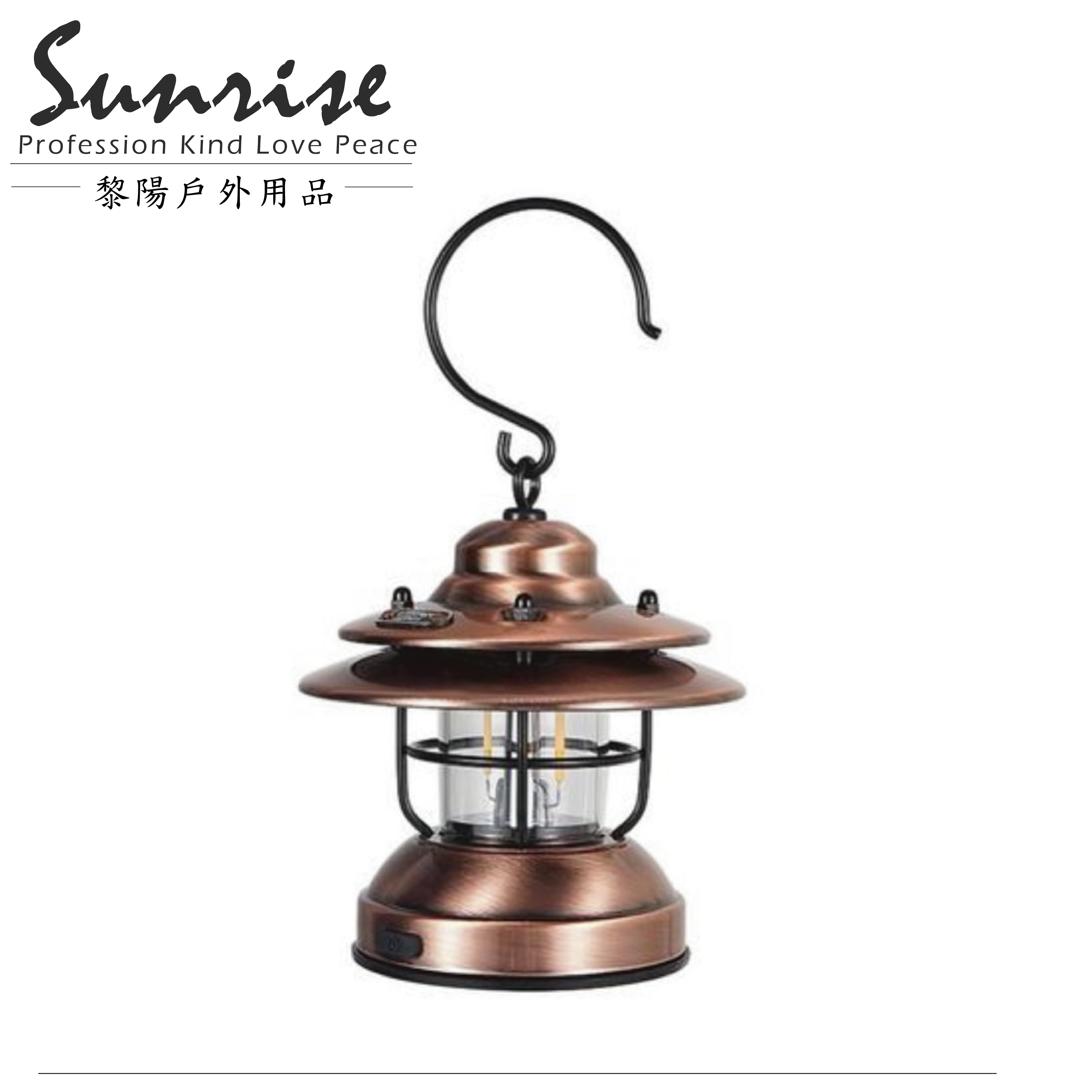 USB 插電復古露營燈 古銅 露營/戶外/野餐/營燈 80CBZLX998