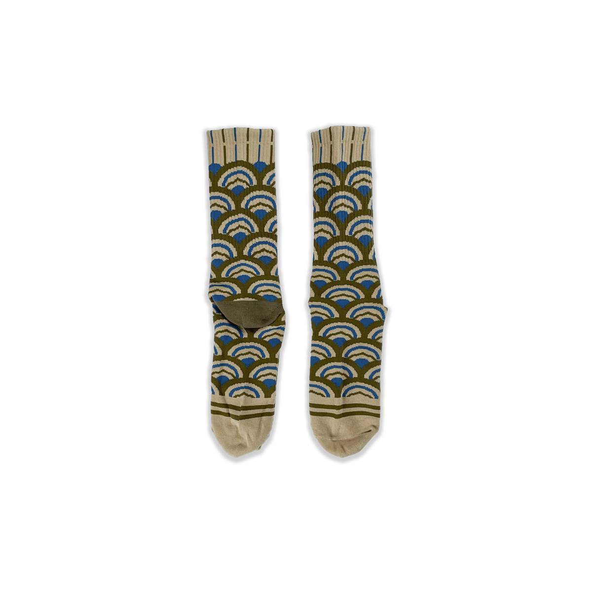 島人源鹹魚系列 鹹魚乜乜襪襪 - 卡其