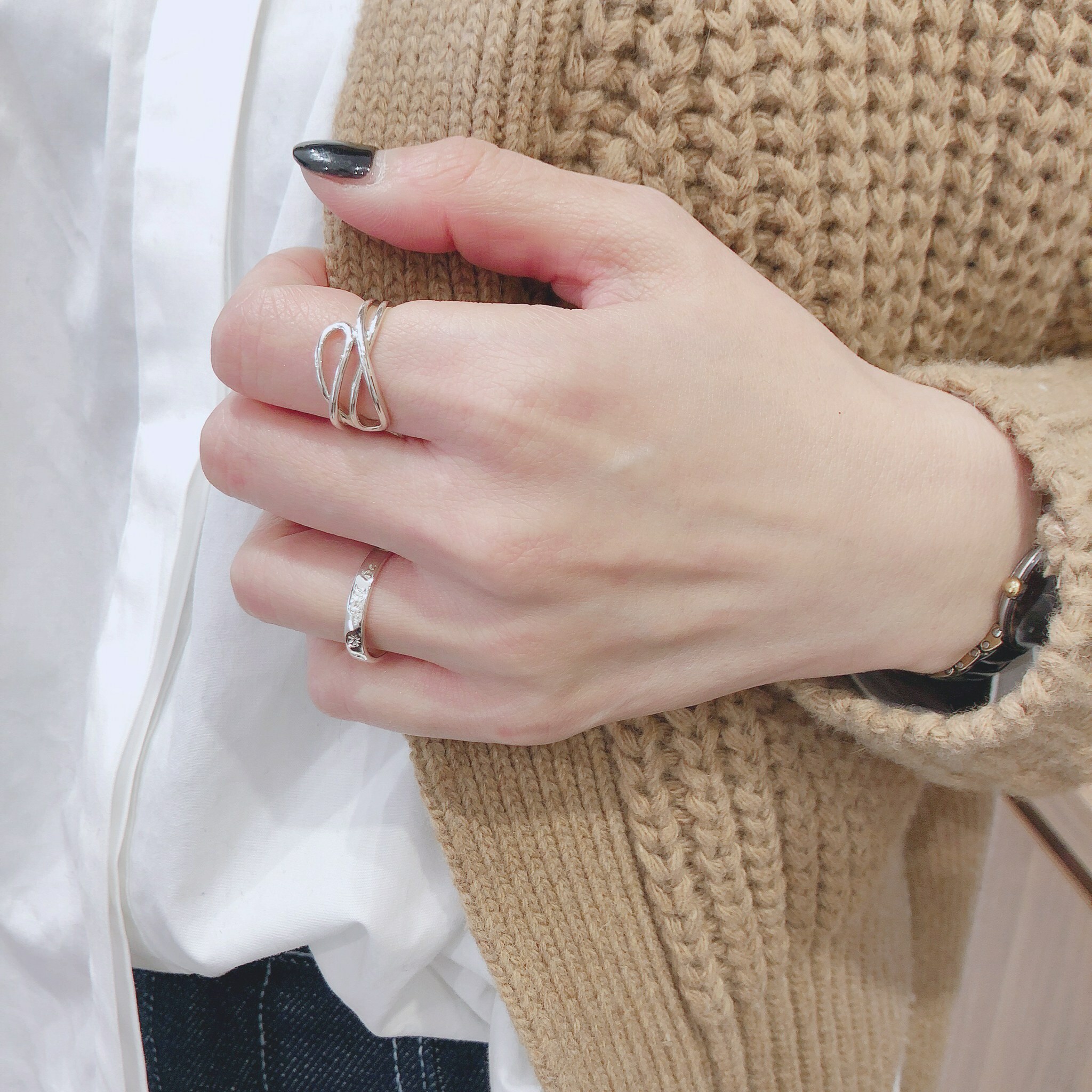 雙魚戀人 純銀戒指