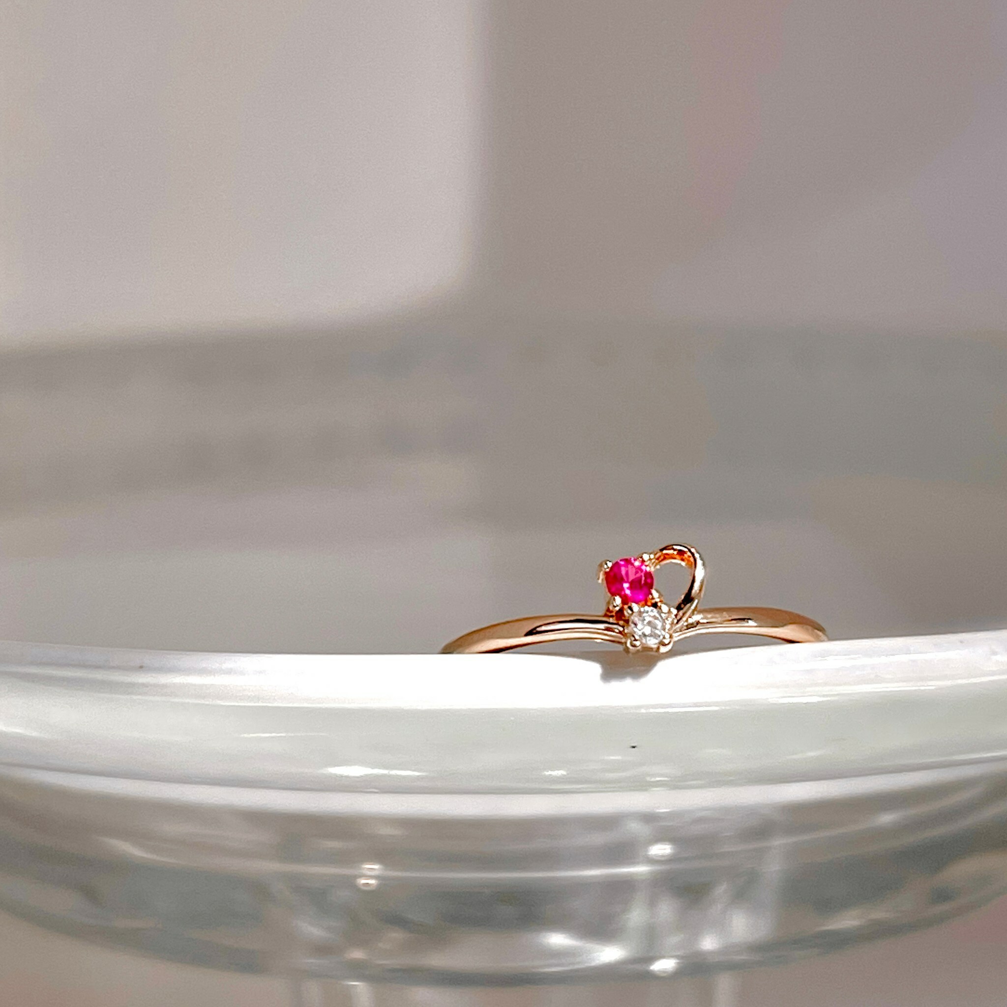 草莓奶油派 純銀戒指