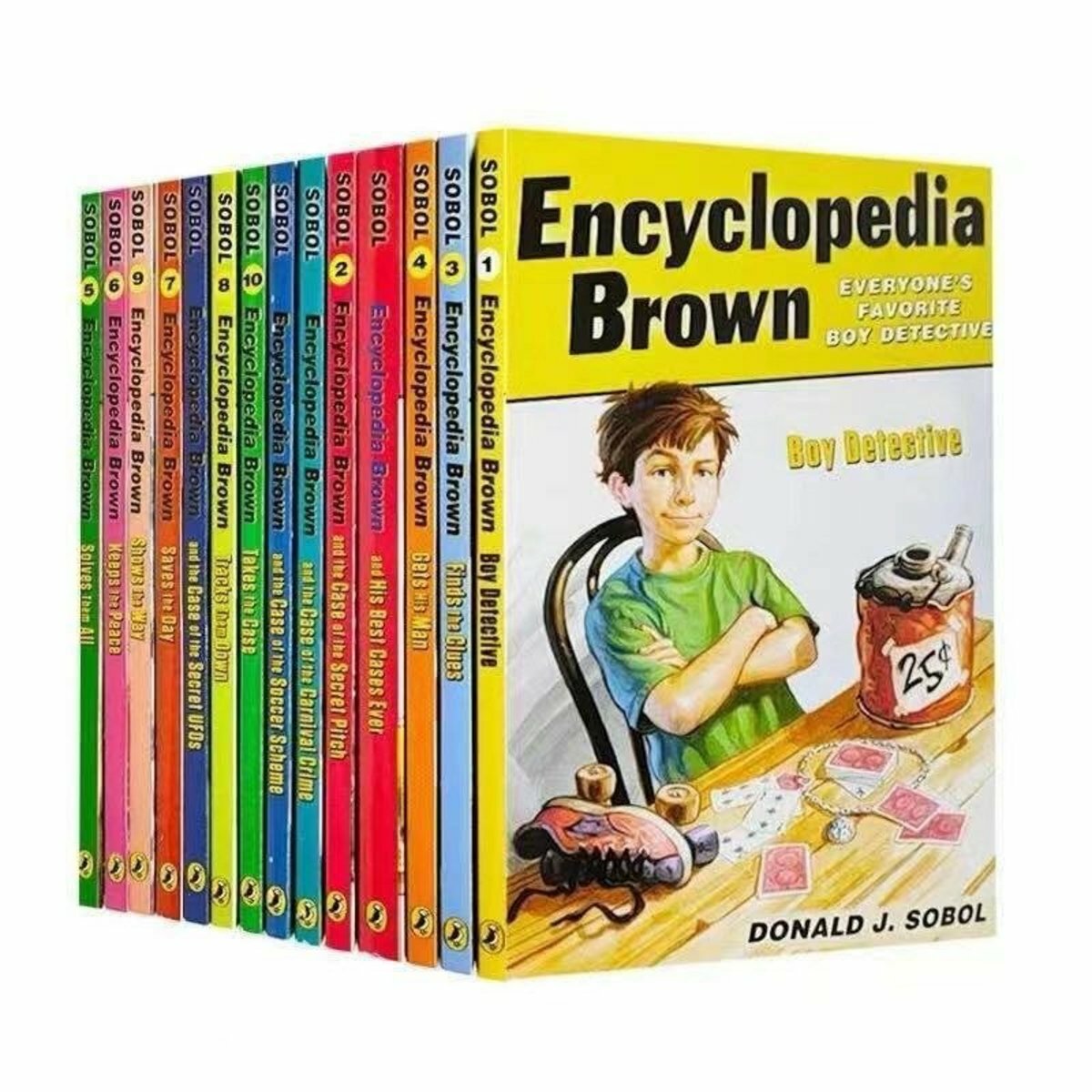 Encyclopedia Brown Series 14 Books Collection