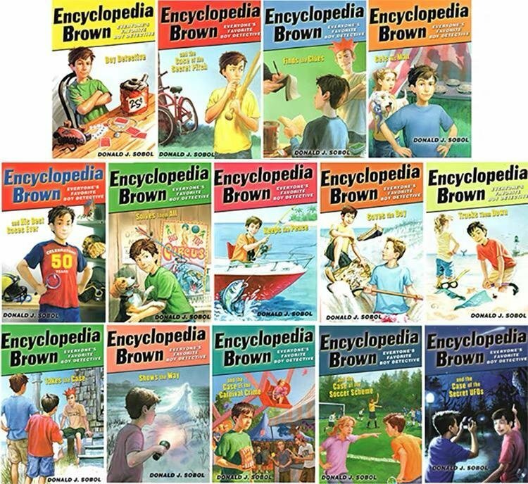 Encyclopedia Brown Series 14 Books Collection