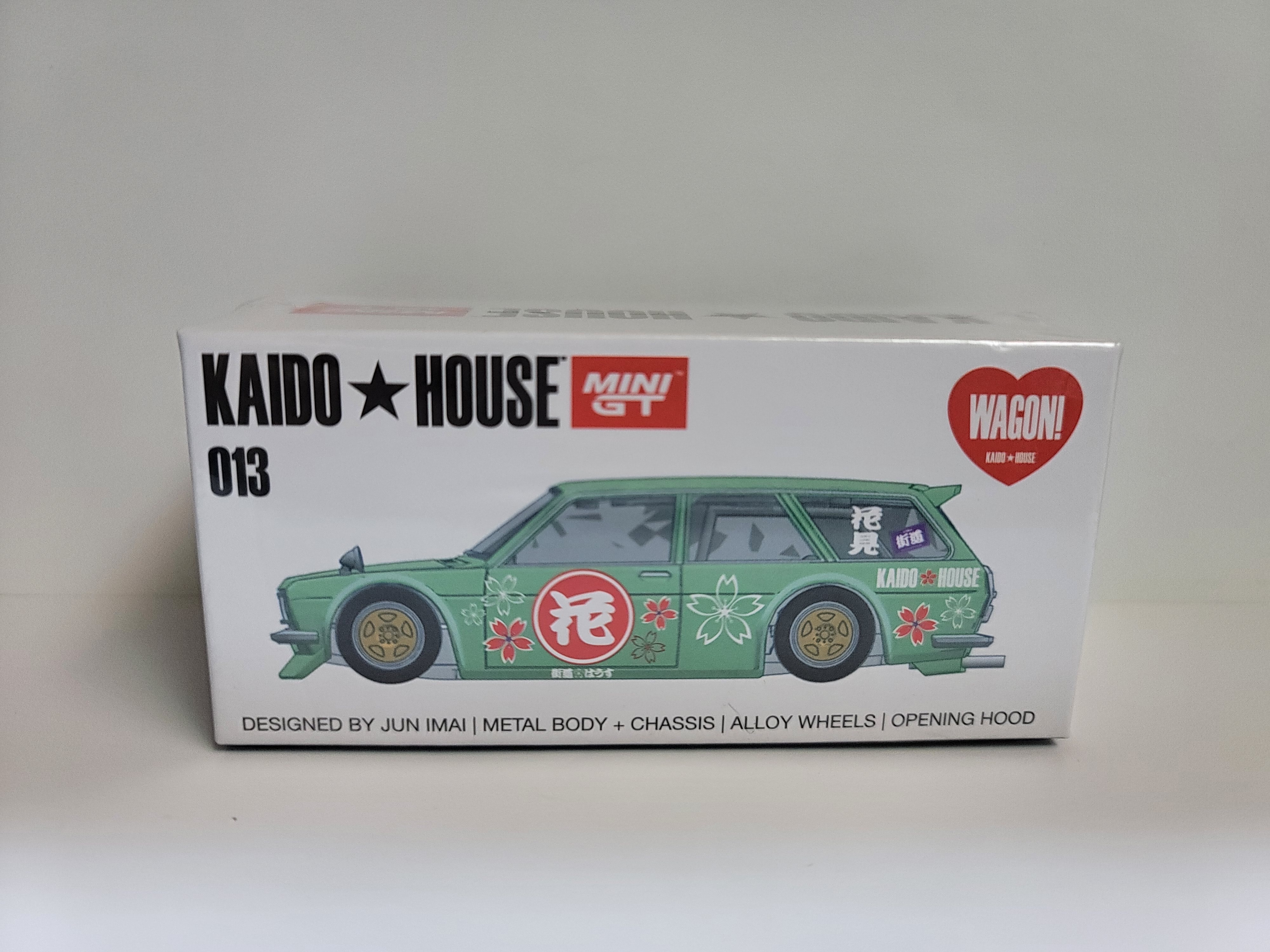 公式 MINI GT 1 64 ダットサン KAIDO 510 ワゴン Hanami V2 グリーン HOUSE 右ハンドル KHMG013  www.idealmusicorp.com