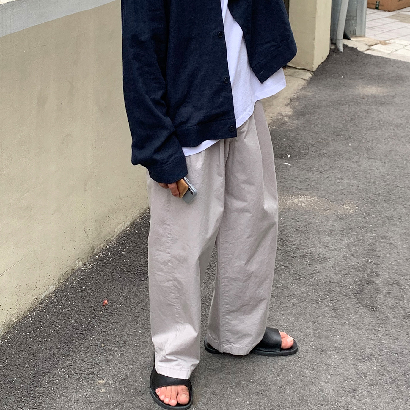 布德薄款鬆緊休閒褲 / 不提供退換貨