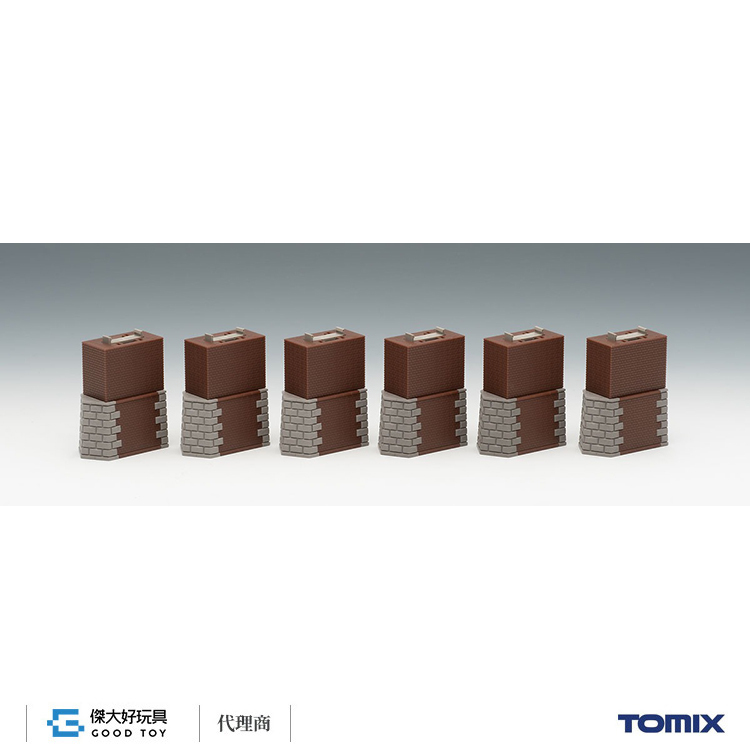 TOMIX 3271 Brick Bridge Support Square (6)