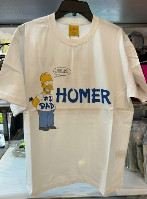 [S] ADLV PAINT HOMER SHORT SLEEVE T-SHIRT,WHITE, ADLV21SS-SSSPPH-WHT  [FINAL SALE] (SAV34)