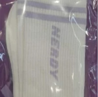 [S] NERDY NY 2WAY SOCKS,LIGHT PURPLE, 8809874480374 (SN13)