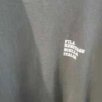 [S] FILA HERITAGE BIELLA ITALIA SHORT SLEEVE T-SHIRT,BLACK, FS2RSE2110X-BLK (SFL25)