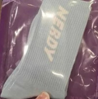 [S] NERDY 2WAY SOCKS,SKY BLUE, 8809786154875 (SN15)