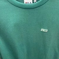 [S] FILA UNISEX SAME LARGE STANDARD ROUNDNECK SHORT SLEEVED TOP T-SHIRT,FOREST GREEN, FS2RSD2120X-FGR (SFL28)
