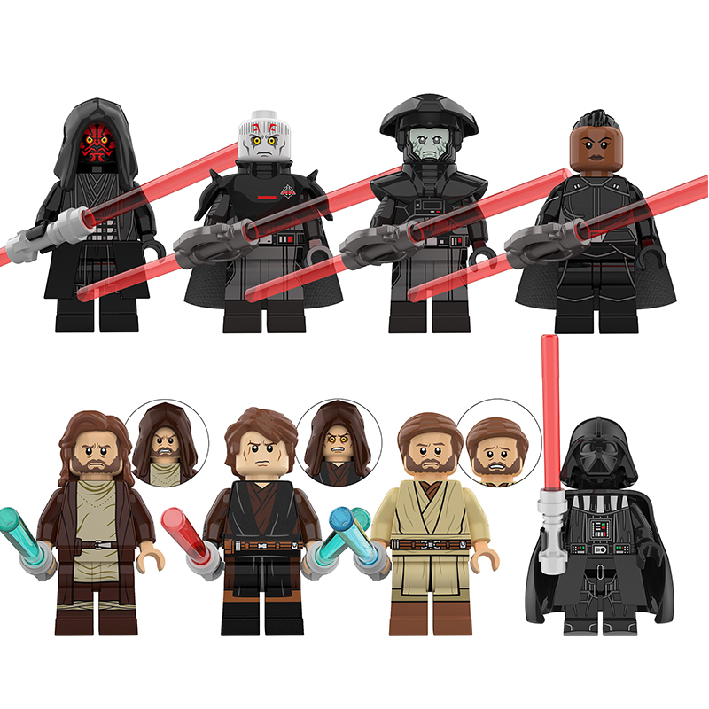 8 PCS / LOT Star Wars Minifigures Minifigs Set Fit Lego KT1059