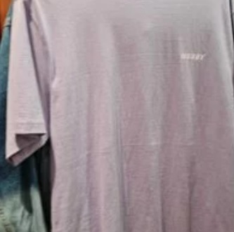 [S] NERDY ESSENTIAL 1/2 SLEEVE T-SHIRT,LIGHT PURPLE, PNEU22KG02360 (SN34)