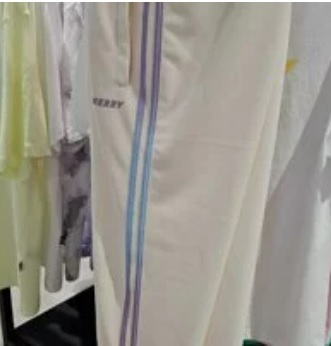 [S] NERDY GRADATION NY TRACKPANTS,CREAM, PNES22KB03020 (SN39)