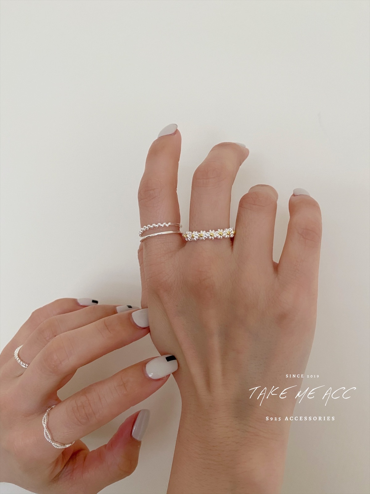 小雛菊｜純銀戒指