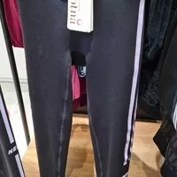 [S] NERDY SIDE LINE LEGGINGS, BLACK, PNES21KL184004 (SN44)