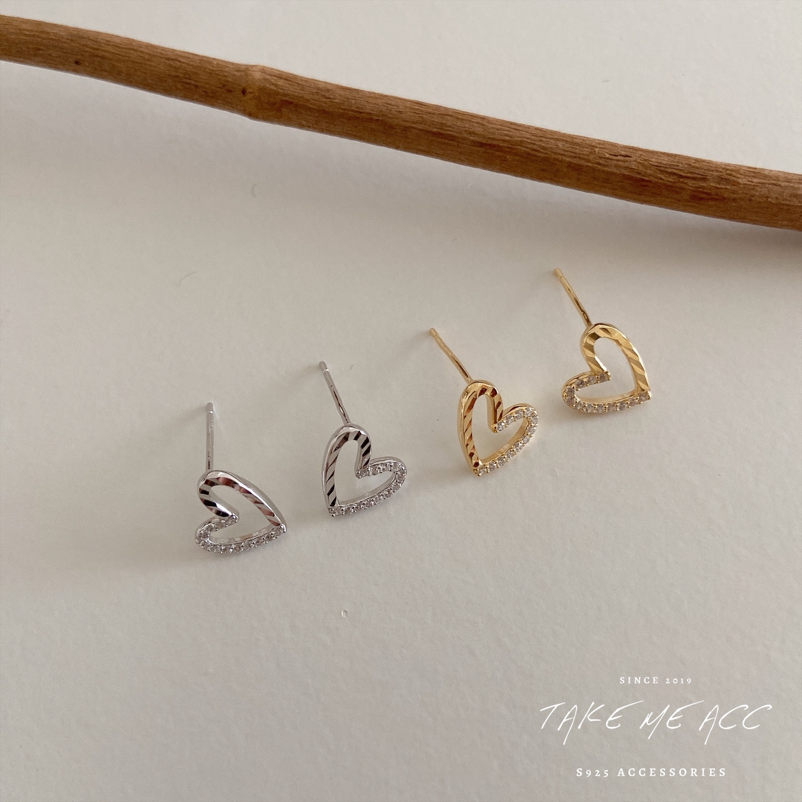 不規則的愛｜全純銀耳環