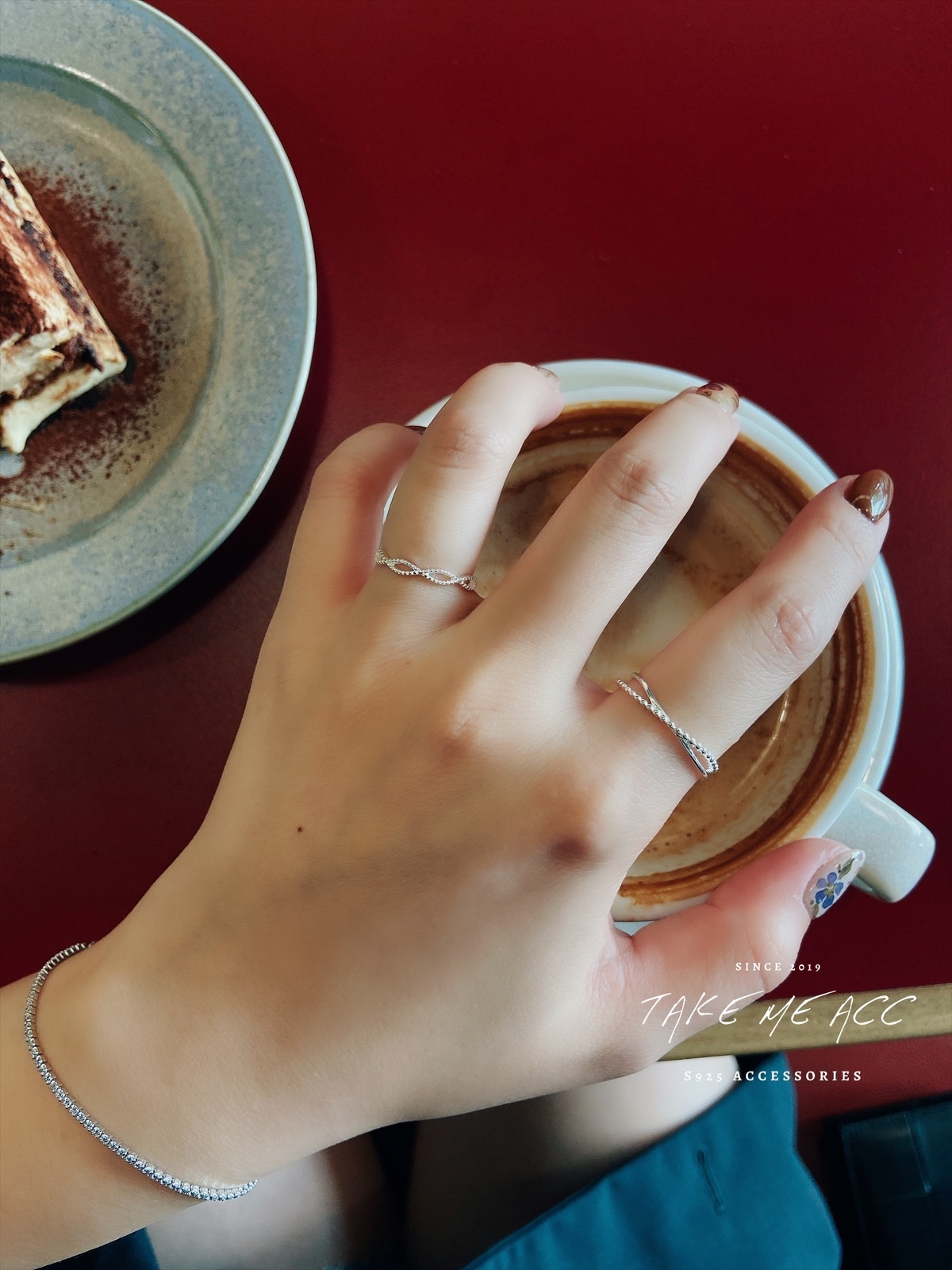 交叉時空｜純銀戒指