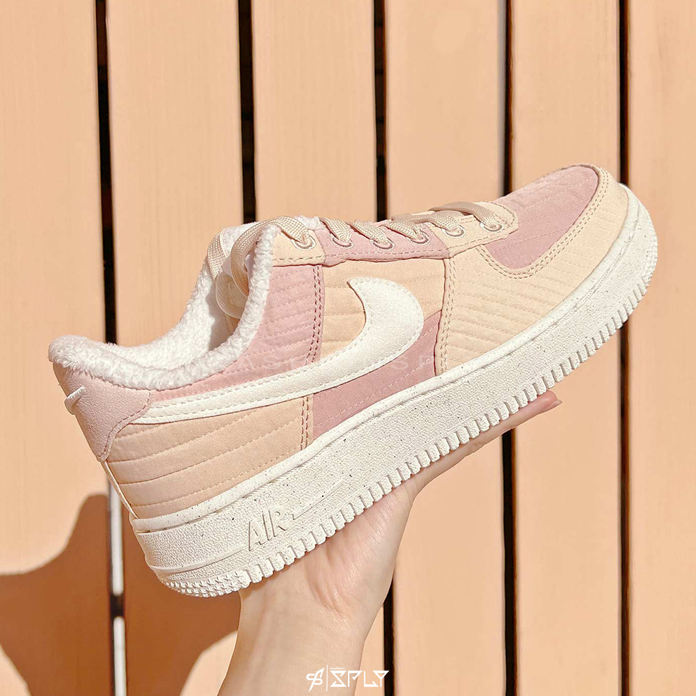 Nike Air Force 1 Toasty 裸粉紅 毛絨拼接 DH0775-201