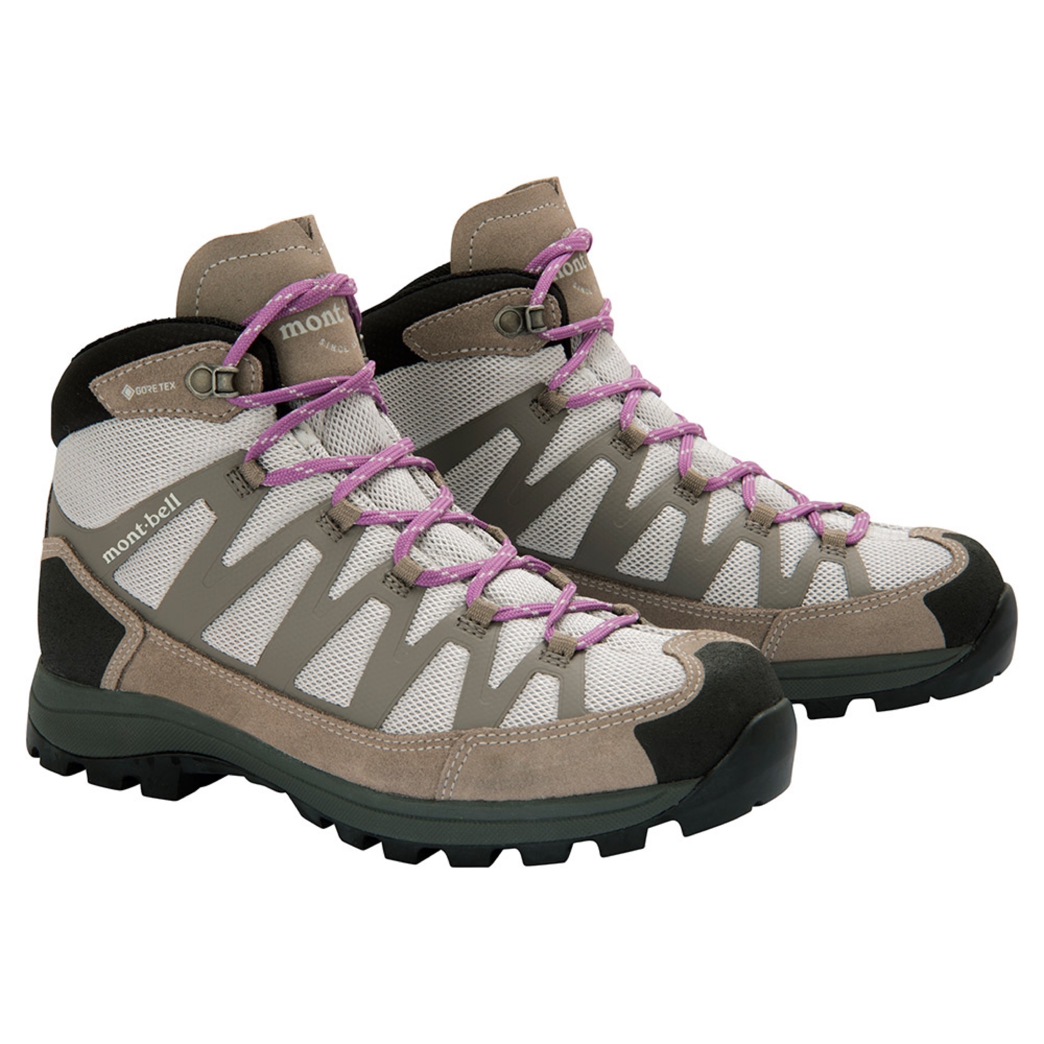 【 日本直送】mont-bell Gore-Tex 防水全天候靴子女登山鞋灰色 