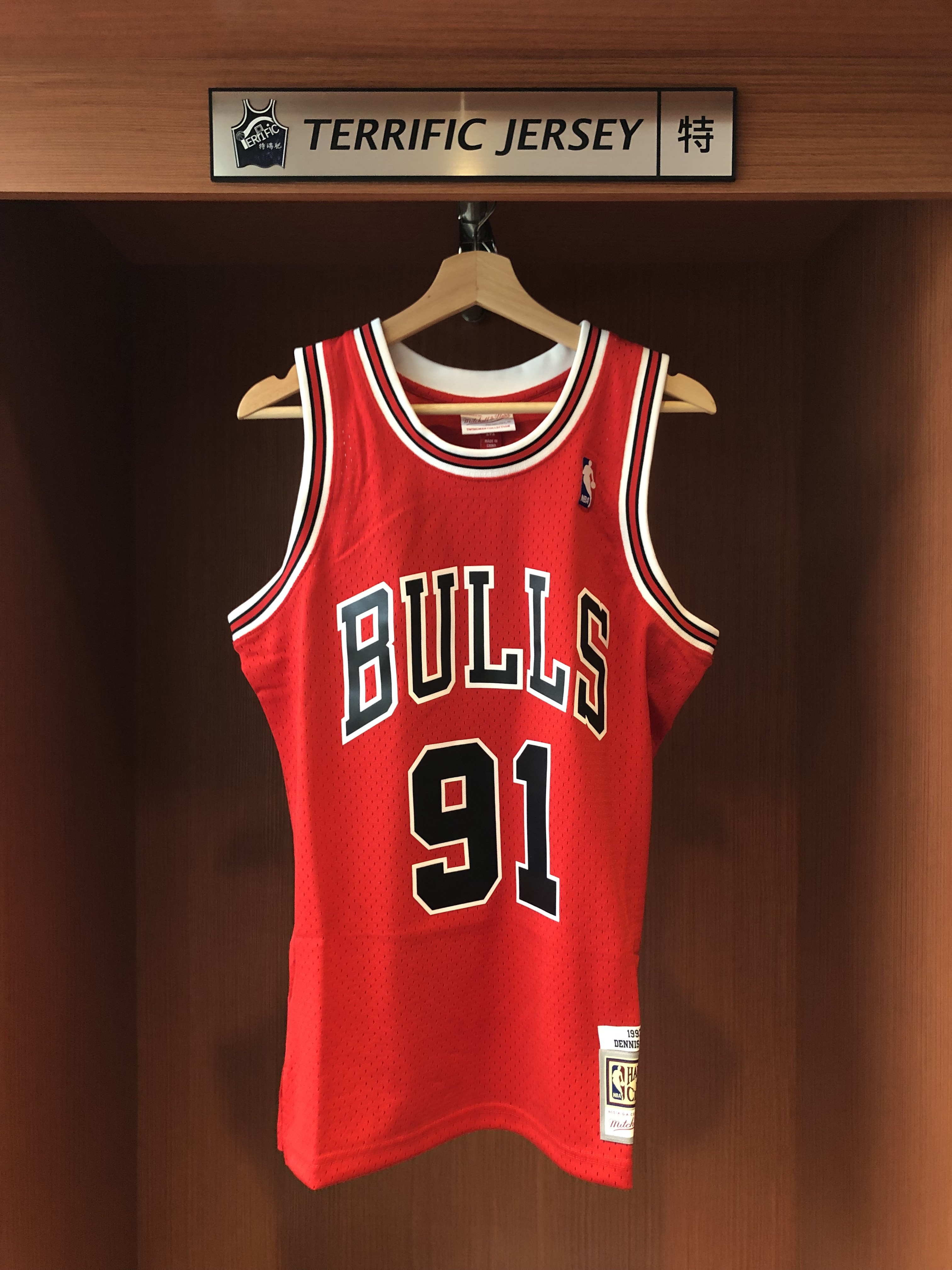 NBA球衣 Dennis Rodman 芝加哥公牛紅 97-98 M&N Swingman G2 球迷版 熱轉印 全新