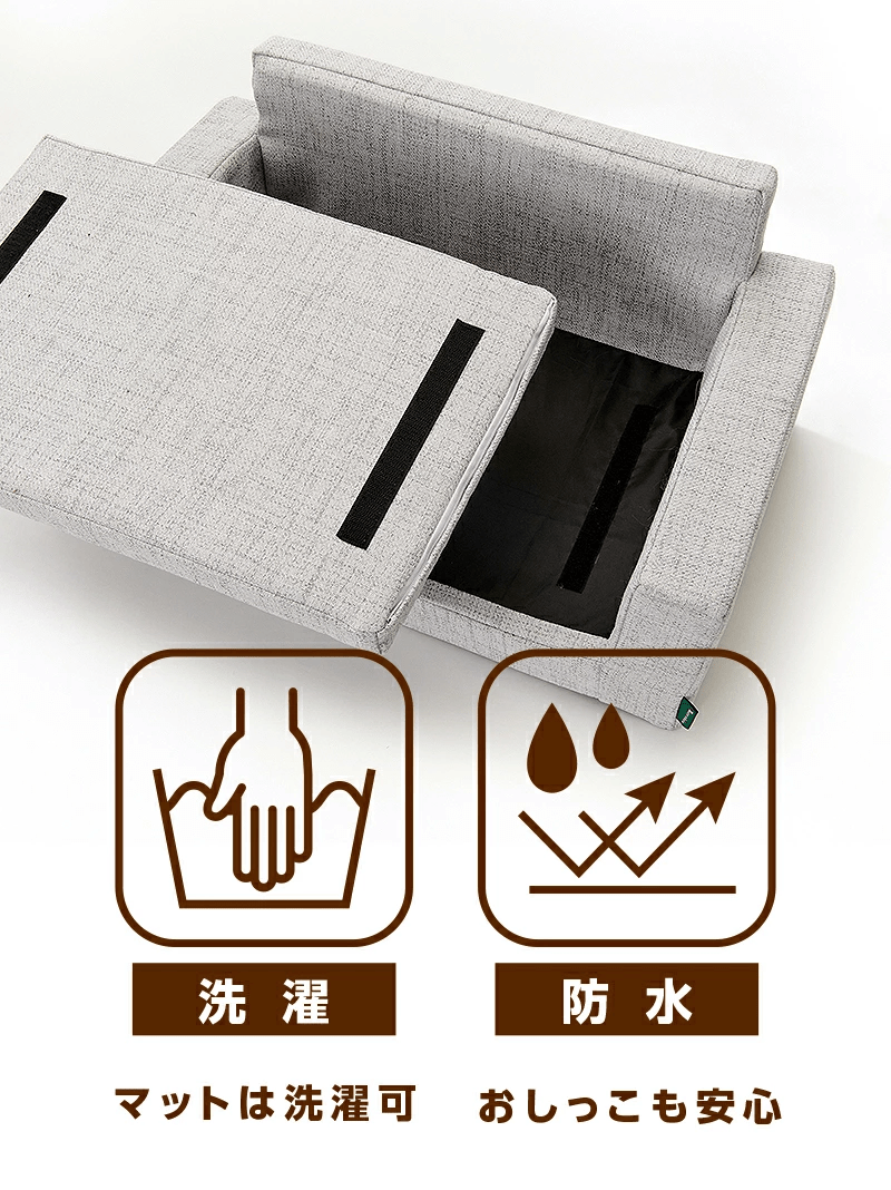 日本 necosekai 貓咪防水梳發床