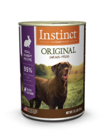 INSTINCT® ORIGINAL 無穀物兔肉犬罐13.2OZ