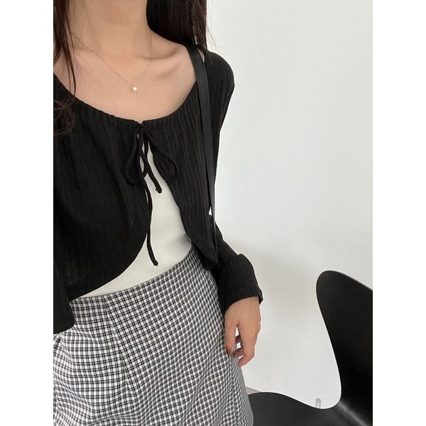 【imfine】期待釜山之旅 綁帶防曬罩衫 #9009