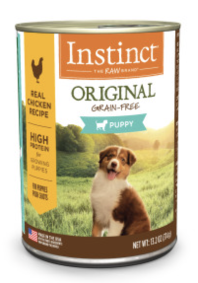 INSTINCT® ORIGINAL 無穀物雞肉幼犬罐13.2OZ
