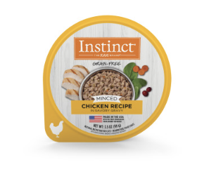 INSTINCT® ORIGINAL 無穀物貓用 雞肉 免治杯杯主糧 3.5 oz