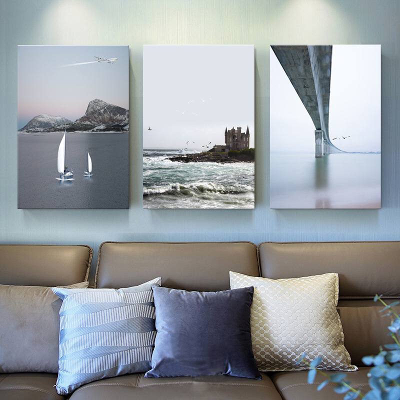 海岸假期無框掛畫