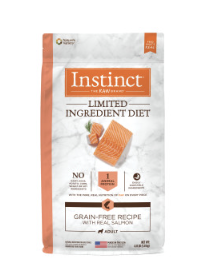 INSTINCT® L.I.D. 無穀物配方三文魚狗乾糧4LB/20LB
