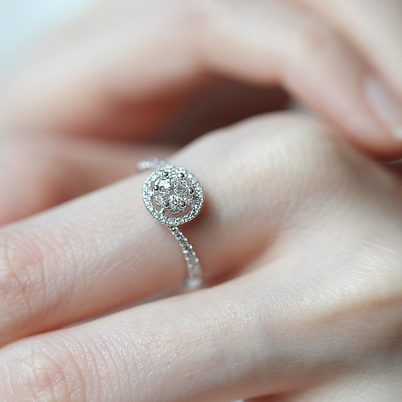 豐富圓滿 — GIA30分鑽石戒指