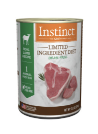 INSTINCT® L.I.D. 無穀物配方羊肉狗濕糧罐頭13.2OZ