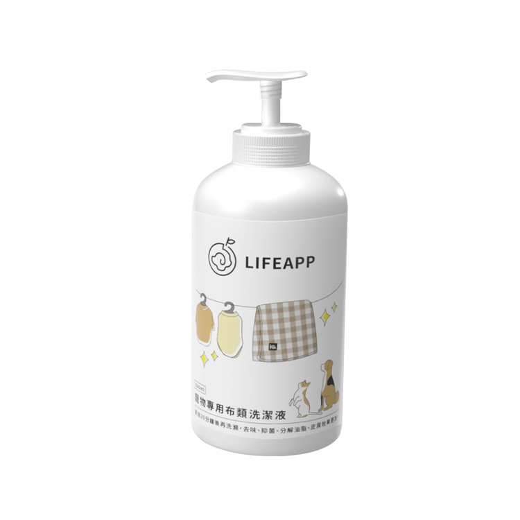LIFEAPP 寵物專用布類洗潔液 (500ml)